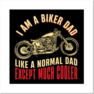 BIKER DAD Posters and Art